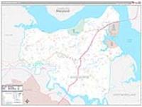 King George, Va Wall Map Zip Code